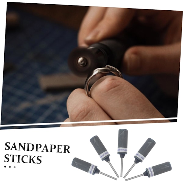 10 st Sandpapper Slipstift Sandpapper Polerad Stång Elektriska Verktyg