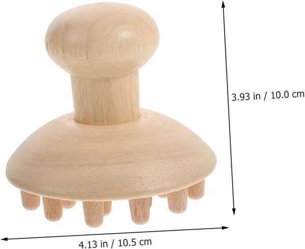 Træmassagekam til hovedmassager håndholdt massager triggerpunktmassage