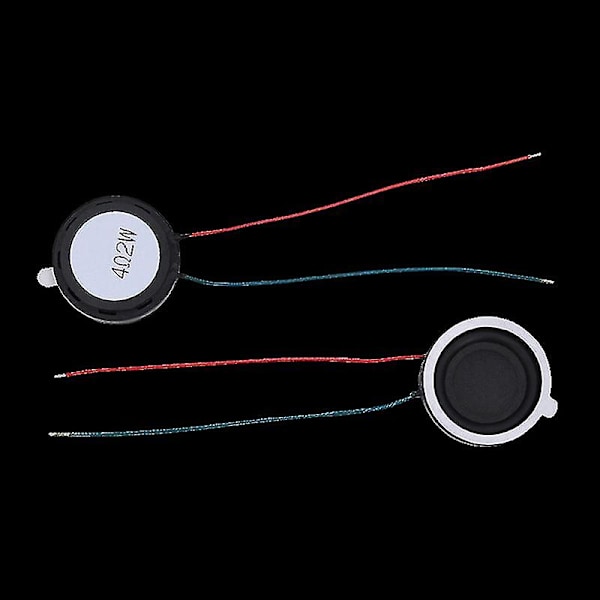 Bærbar Rund Høytaler 2cm 4ohm 2w Ultratynn Kompositt Membran Mini Høytaler