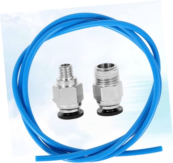 PTFE Bowden-rørsett for 3D-skriver 1m rør (2 * 4mm) Pc4-m6 og Pc4-m10 pneumatiske koblinger
