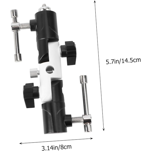Justerbar U-formet lommelygteholder Sektionslys Stativ Aluminium Legering Fotograferingstilbehør