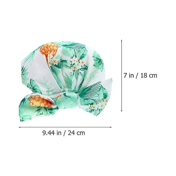 3-pack Duschmössor Elastisk Rosett Badmössor Återanvändbara Duschmössor För Kvinnor