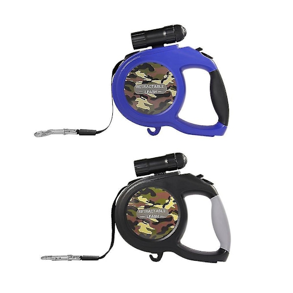 Tilbagetrækkelig Hundeline 8m 50kg med LED til Store Hunde