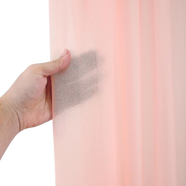 2 Panel Bryllupsbue Sne-Stof Gardin Til Bryllup