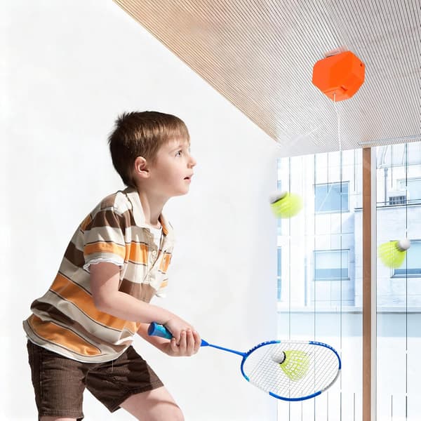 Automatisk Single-Player Badminton Træner Sæt Elektrisk Rebound Enhed