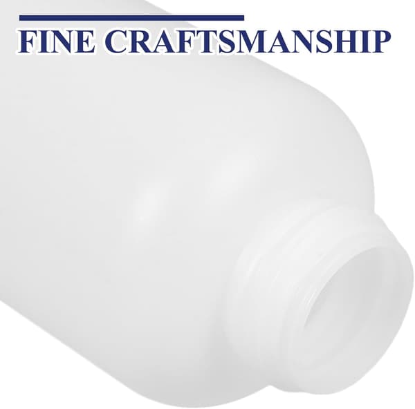 3 st reagensflaskor 1L HDPE förvaringsflaskor med lock läckagesäkra återanvändbara provbehållare