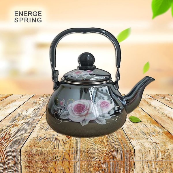 2l Thick Porcelain Enamel Pot Household Teapot Induction