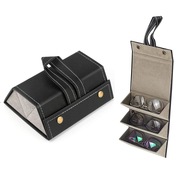 Sunglasses Storage Box, Glasses Organizer For 3 Glasses, Glasses Storage, Glasses Case