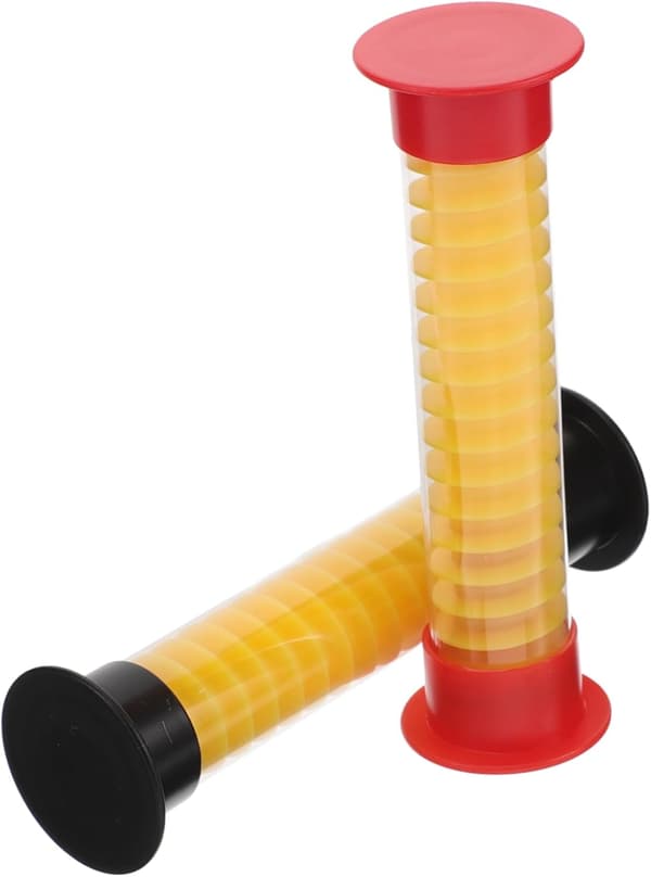2 st 5-sekunders mini-sandtimer brädspel timglas för klassrum och hemmabruk dekorativt spel
