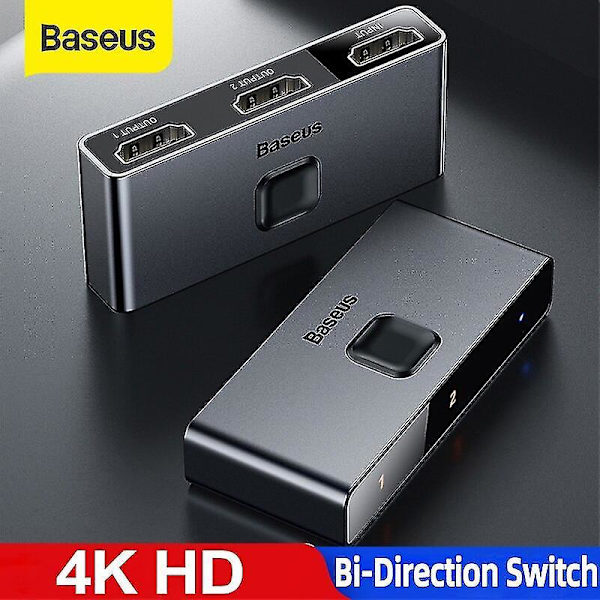 Baseus 4K HDMI-switch-adapter til PS4, TV-boks og Switch