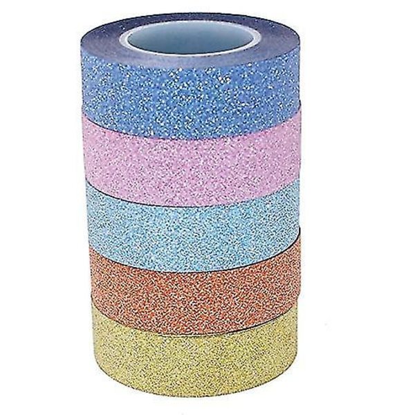 DIY-jauhekoristeteipit Washi 5kpl Satunnaisia