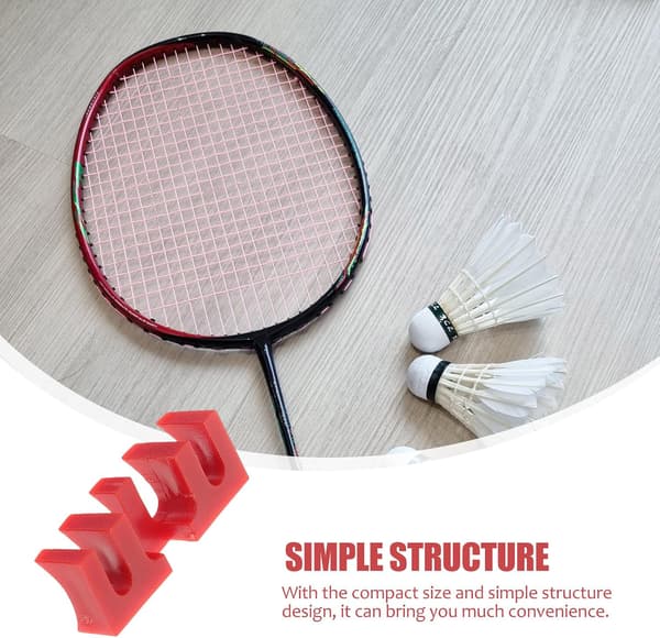 Badminton Racket Stringing Machine Load Reducers 2 stk Rød Strengtrykkreduserende Adapterverktøy