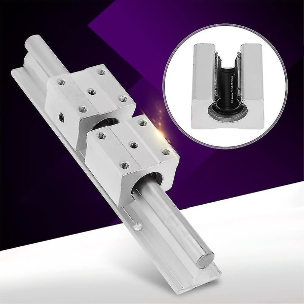Lineær Leje Glide Kit, Glide Guide Aksel Lineær Skinne + Leje Blok Cnc Dele