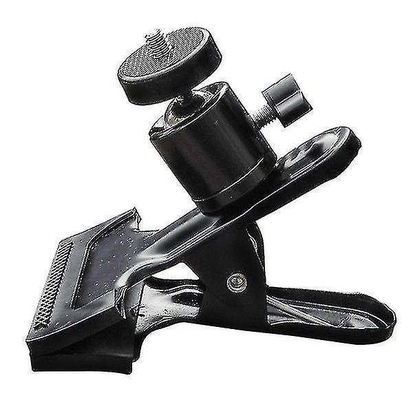 Ammattimainen gimbal-kamerapidike salamaheijastimeen kiinnitettävään kolmijalkiinnitykseen, 1 kpl, musta