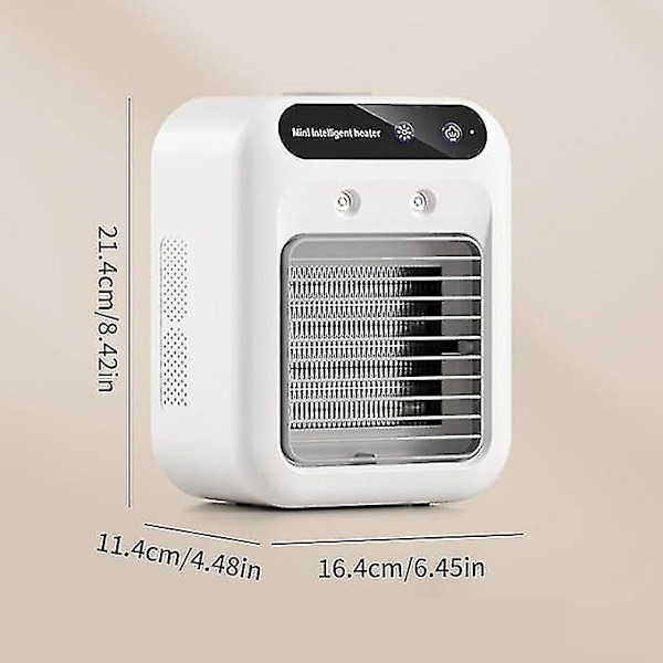 2 i 1 Bærbar Elektrisk Rumvarmer, Mini Luftfugtighedssprayvarmer, 1200w Energieffektiv Ptc Keramisk Varmer Med Overophedning/Tip-over Beskyttelse/2