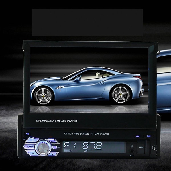 Bluetooth Navigasjon 7 tommers TFT Berøringsskjerm Bil MP5 Radio
