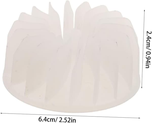 20 stk. udskiftningsventilatorblade til hårtørrermotor Mini plastik hårtørrer ventilatorblade