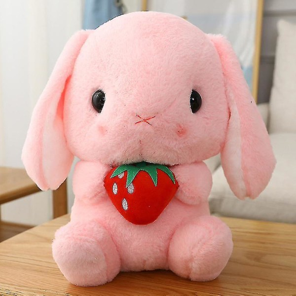 Bunny Animals Doll Pehmo Pehmolelu Täytetty eläin Kids Pink Strawberry