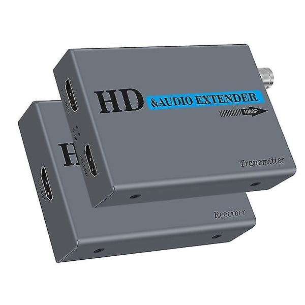 HDMI-förlängare över koaxialkabel 1080P 60Hz 328-1640ft