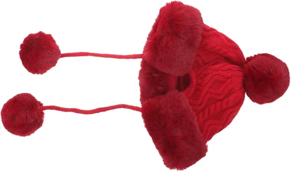 Dam utomhusmössa Varm vinterflickmössa Enkel vävd polyester Andas Skyddar huvudet