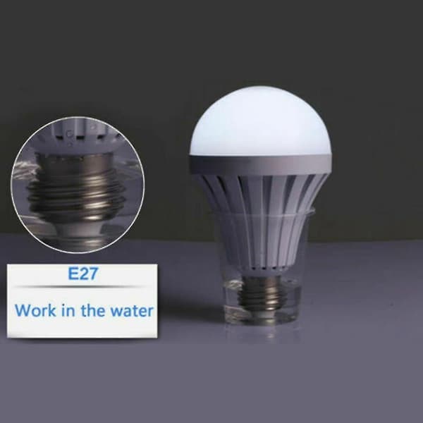 4-pack Nödljuslampor Uppladdningsbara LED-lampor med Batteribackup, LED-lampor