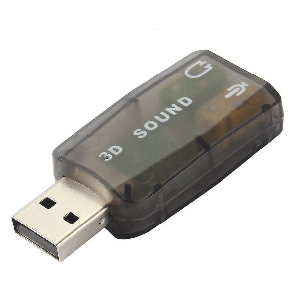 USB2.0 Lydhodetelefon Mikrofon Jack Adapter