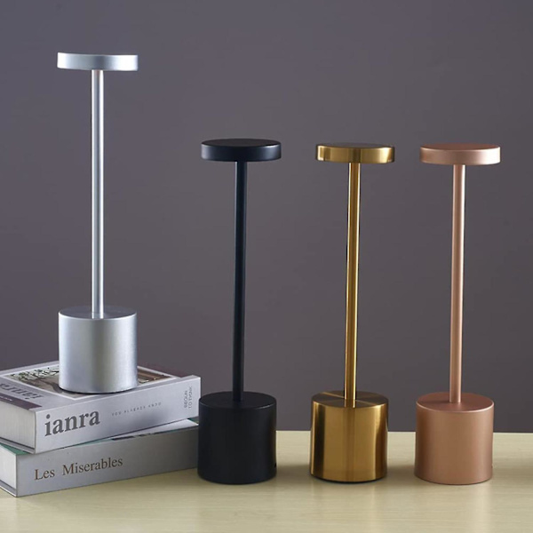 Laderbar Bordlampe Trådløs Aluminium Led Lampe