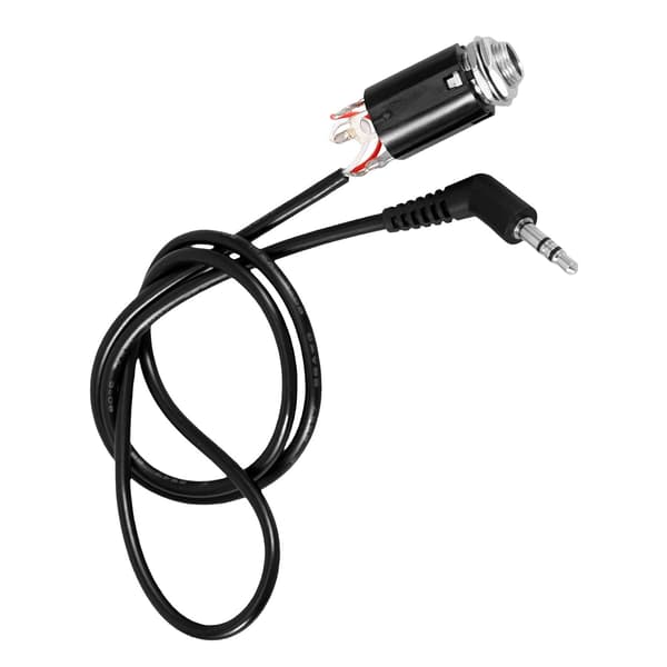 Gitarrpickupkabel med 6,35 mm jack för akustisk gitarr EQ, stabil anslutning