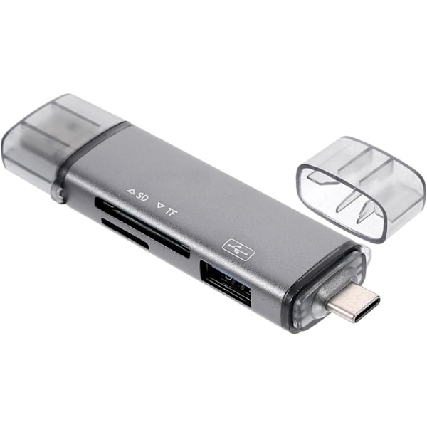 USB Type-C 3.0 Kortleser for Smarttelefoner Nettbrett/Minnekortadapter Bærbar Dataoverføring