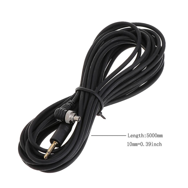 3,5 mm plugg til hannblits-pc Sync-kabel kabel lysutløser for studiofotografering