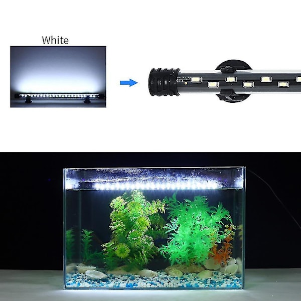 1 stk Vanntette Akvarielys Plante Fiskedam Neddykningsbar