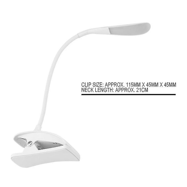 Himmennettävä, USB-ladattava, kosketusohjattu LED-lukulaite