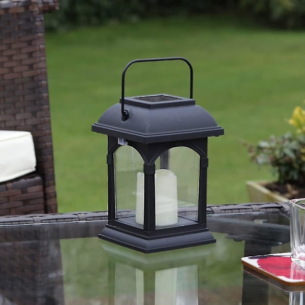 Hagelampe LED, stor bordhengende hagesolcelle varm hvit LED flimrende