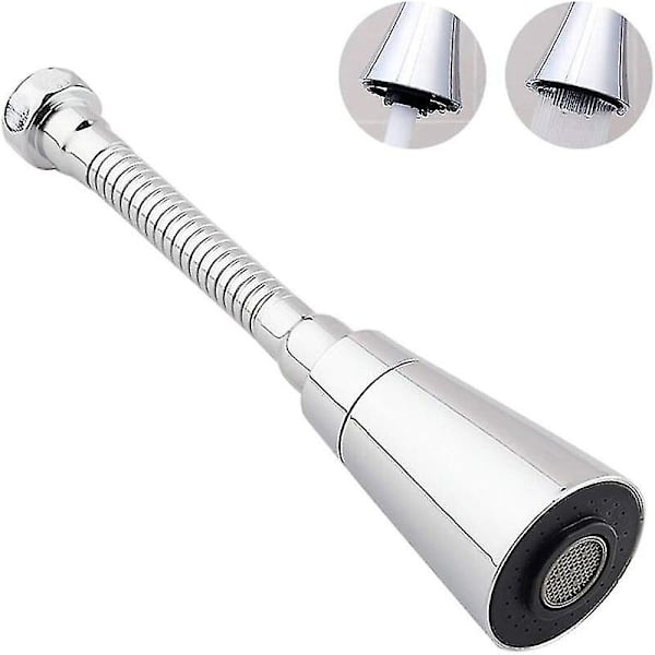 Vannkran Aerator, Kan Roteres 350 Grader/vannsparende Sil/luftet Spray