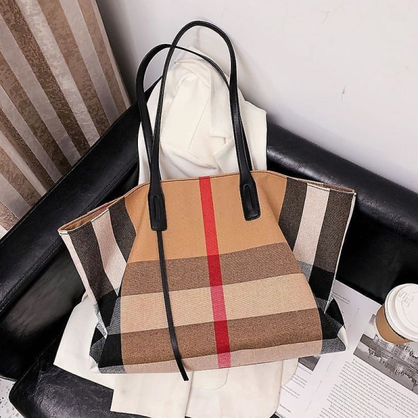 Håndtasker til kvinder Canvas Fashion Stor kapacitet Rummelig taske Dame  Crossbody Pung Fashion Tote Top ea56 | Fyndiq