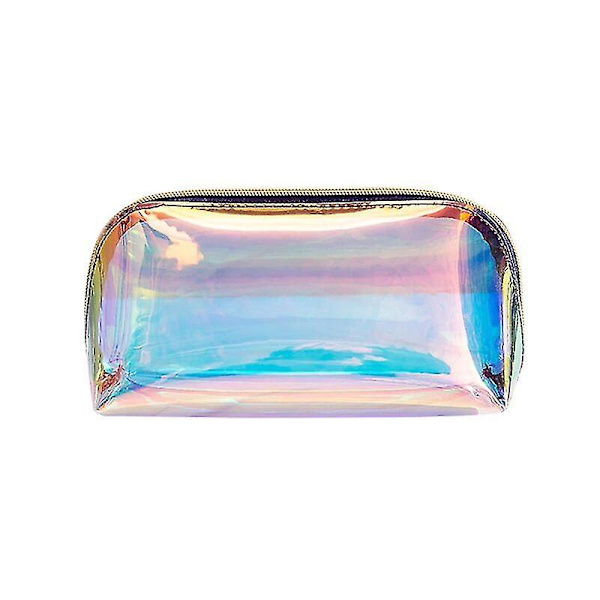 Holografisk Makeuptaske Laser Kosmetikpose Transparent Toilettaske