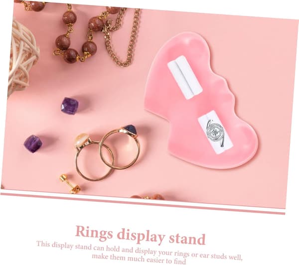 Ring Display Rack til smykkeopbevaring Organizer til ringe og ørestikker Unikt design