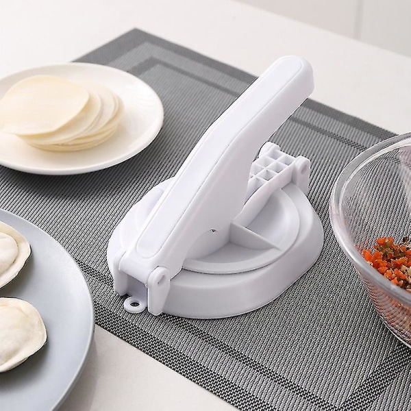 Dumpling Skin Easy Maker Manuel Dumpling Wrapper Maker Wonton Dej Presser Dumpling White