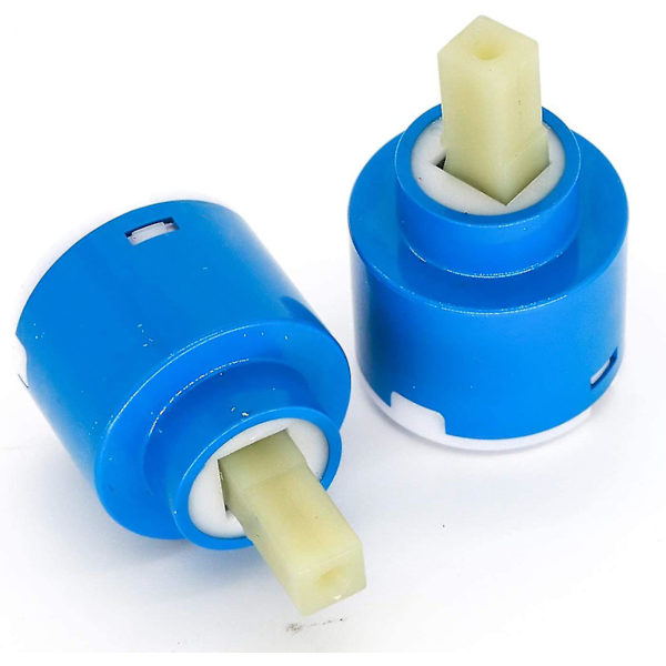 2 stk 40mm Kassett Plast Badekar Dusj Håndtak Blandebatteri Baderom Vasker Reparer Utskifting