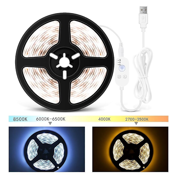 LED Under Cabinet Lys USB PIR Bevægelsessensor