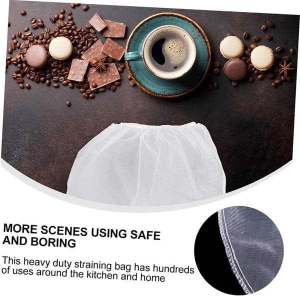 Genanvendelig nylon finmasket filterpose til kaffe- og tebrygning
