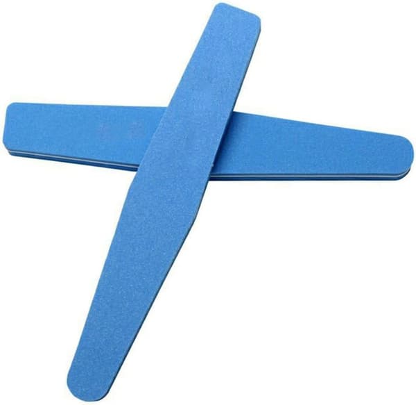 10 stk. neglebuffer neglelakkstrimler sandpapirfil slipeblokk buffer