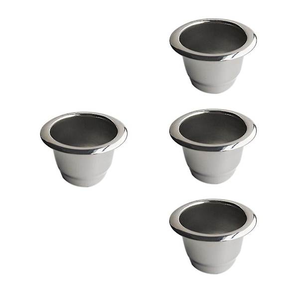 4 stk. Rustfritt Stål Fyllbare Kaffe Kapsler Kaffe Filter Gjenbrukbare Kaffe Pod Gjenbrukbar Cafe