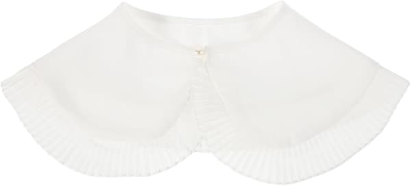 Sjal Falsk Krage Polyester Avtakbart Rund Hals Kragetilbehør