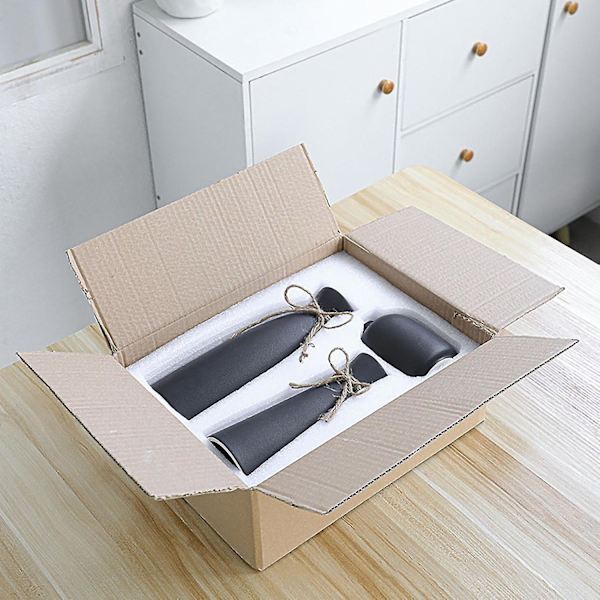 Keramiska Vas Set 3/5 Små Blommor Hem Modern Farmhouse
