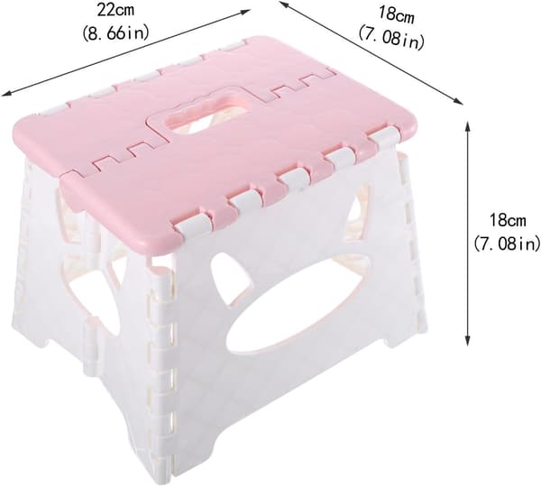 Bærbar sammenleggbar krakk i plast med nydelig utseende, enkel å bære og solid design