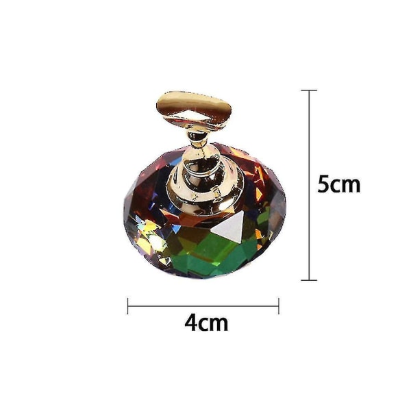 Magnetisk Negleholder Øvelsestræning Display Stativ Akryl Krystalholdere Legering Falske Negletip Salon Diy Manicure Værktøjer