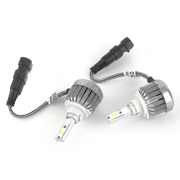 2 stk Bil Frontlys COB LED-brikker Hovedlys Pærer