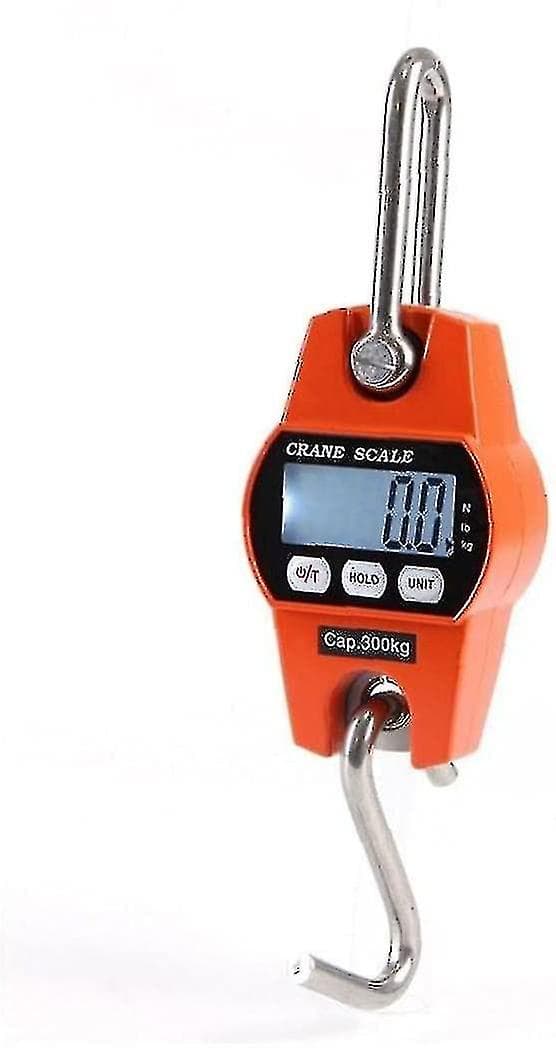 Bærbar Mini LCD Digital Vektskala 300kg Industriell LCD Elektronisk Vektskala Tungt Vektskala Henger