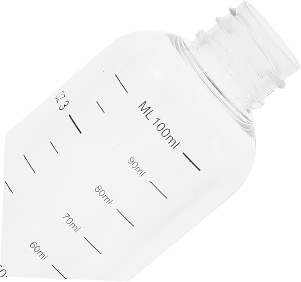 10 st 100 ml klämflaskor med droppkorkar, svarta skruvkorkar, påfyllningsbara plastapplikatorflaskor